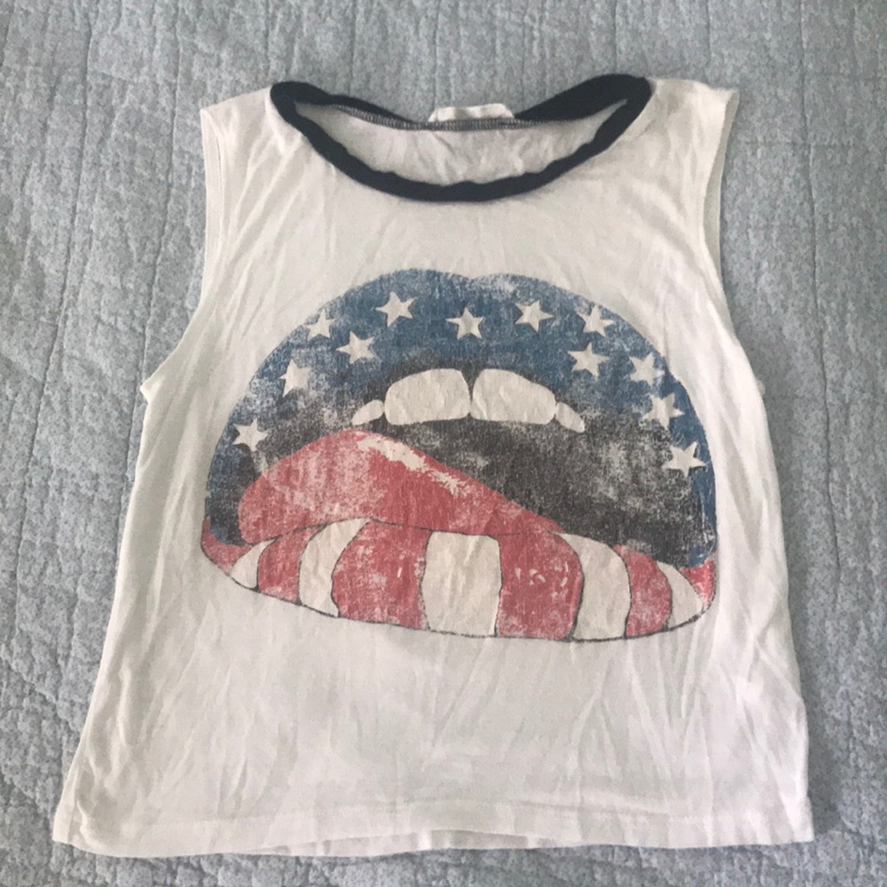Cute American tank top